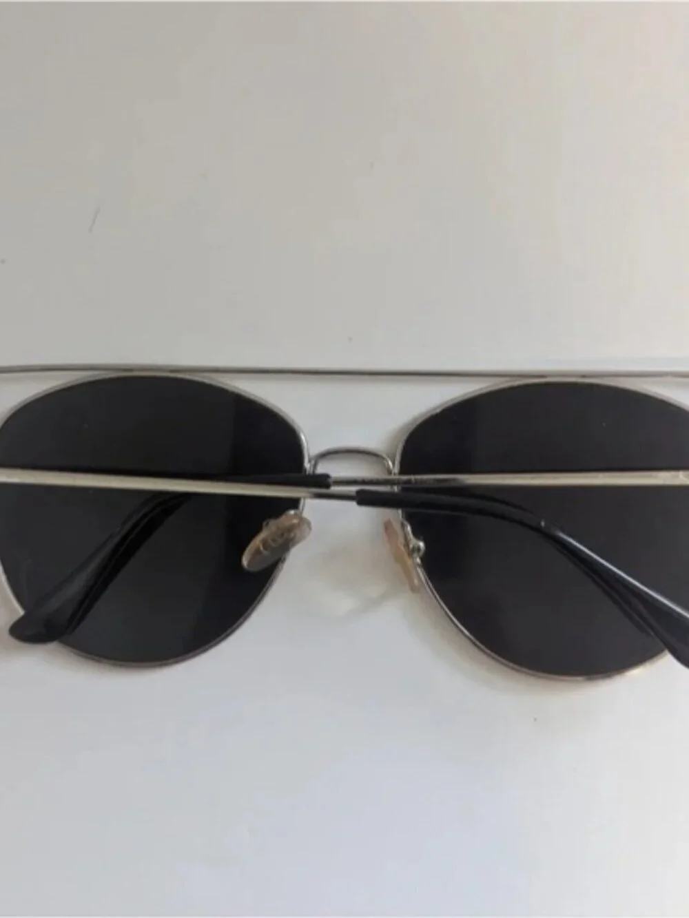 Aldo SIlver  Abstract Aviator Sunglasses